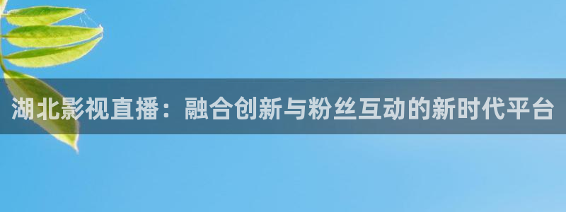 琪琪色播影院：湖北影视直播：融合创新与粉丝互动的新时代平台